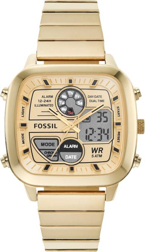 FOSSIL  Retro Anadigital Analog-Digital Watch - For Men FS5889