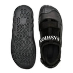 Black Leather Sandal