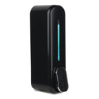 BATH GURU Bathroom Soap Shampoo Abs Wall Mounted Liquid Sanitizer Gel Kitchen Dishwash Plastic Dispenser 350 Ml Pack of 1 Slim Black