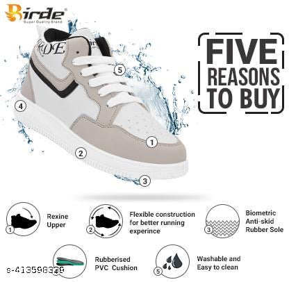 BIRDE New High Top Casual Sneakers Shoes For Mens | Daily Wear Shoes For Men
