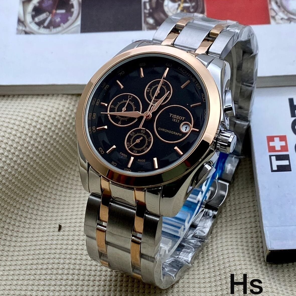 Tissot 1853 Silver & Gold first copy watches in india