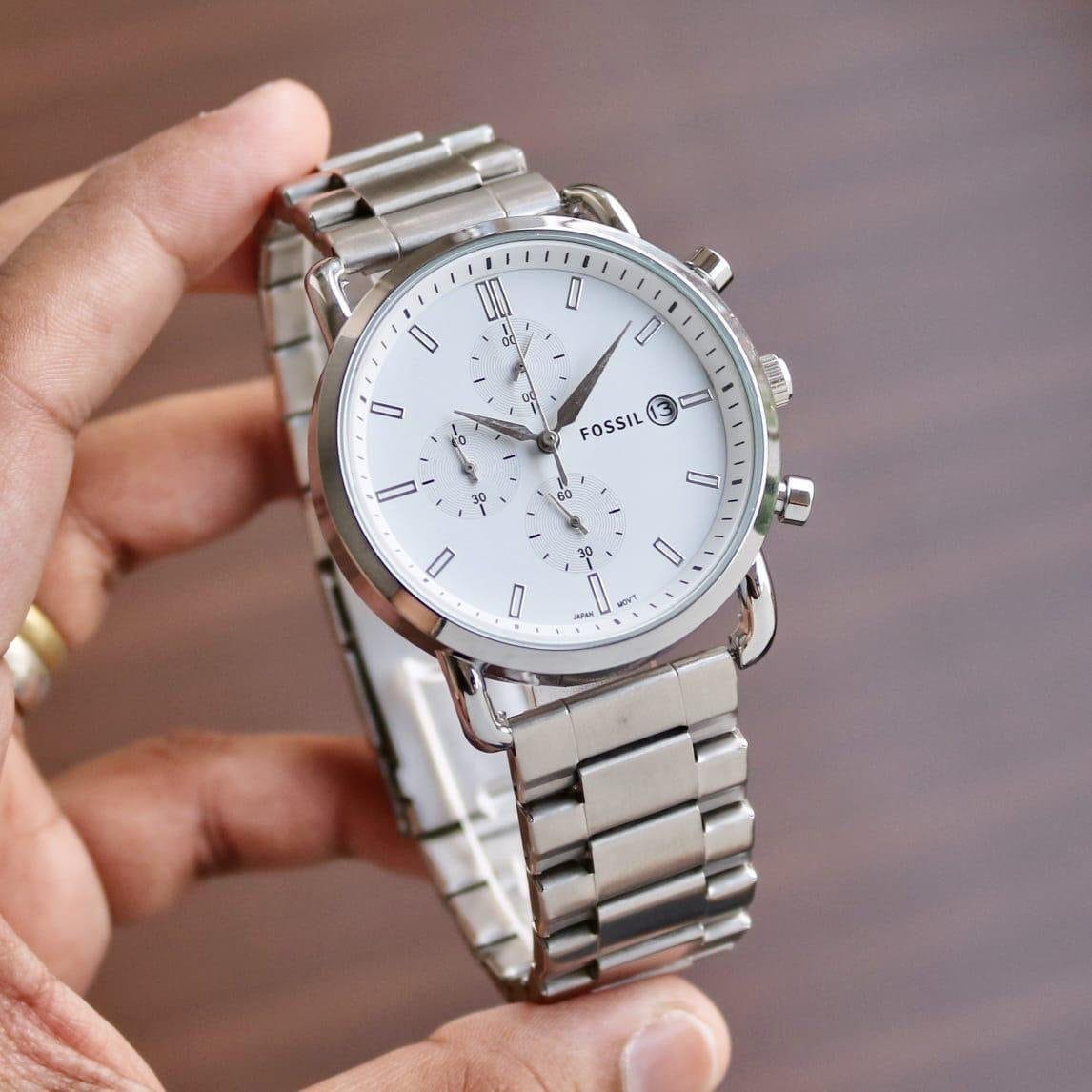 Fossil Fs 5400 white dial
