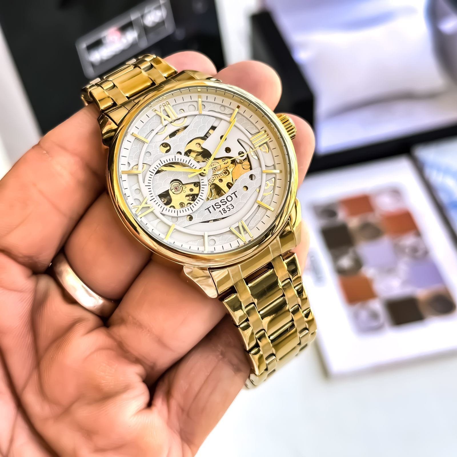 Tissot LeLocle Gold & White
