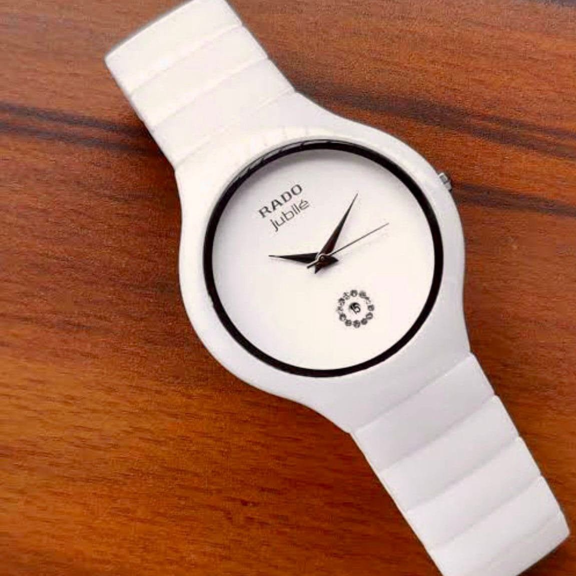 Rado Ceramica Men's White first copy watches in india