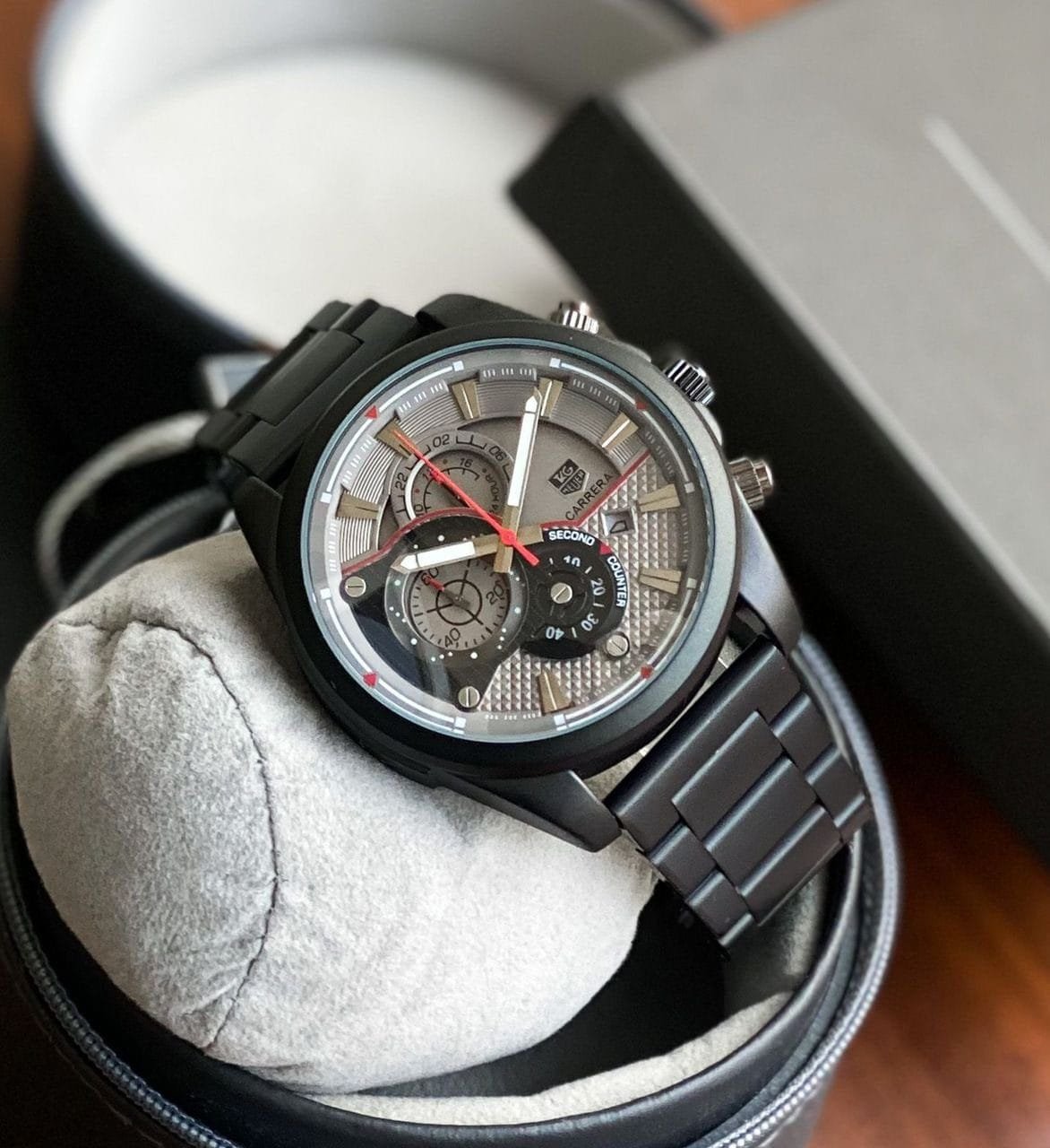 Tag Heuer CR7 Black first copy watches in india