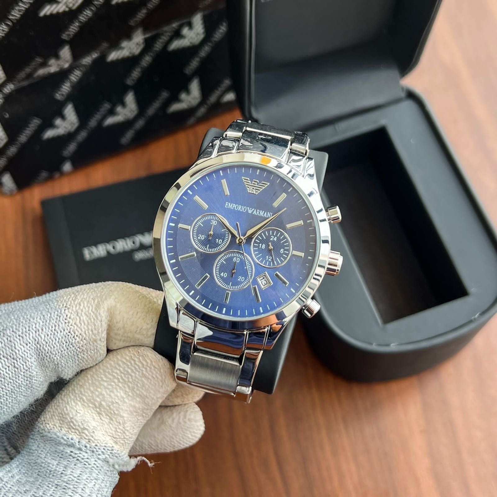 ARMANI AR 2453 Silver & Blue