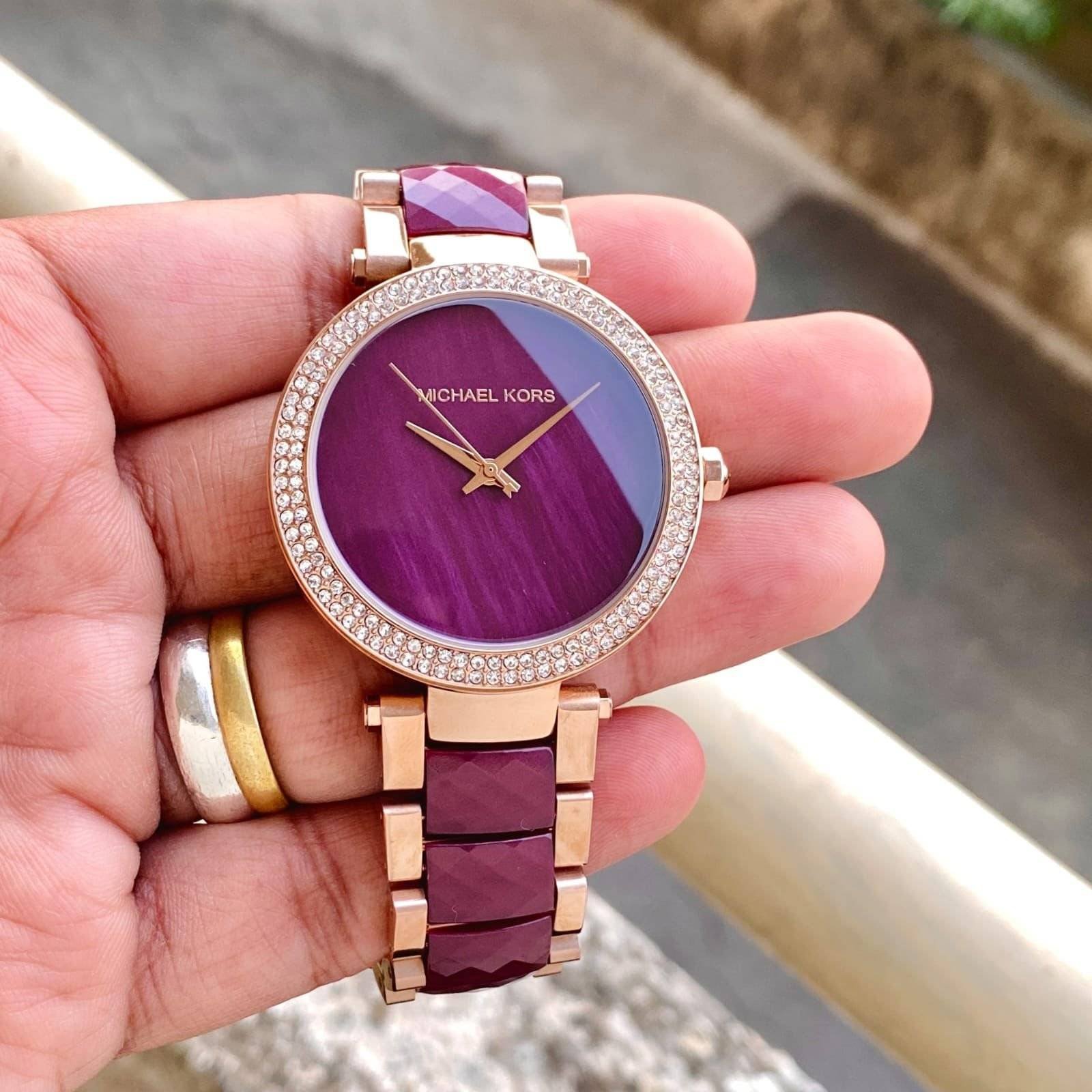 Michael Kors MK6412 Dark Red first copy watches in india