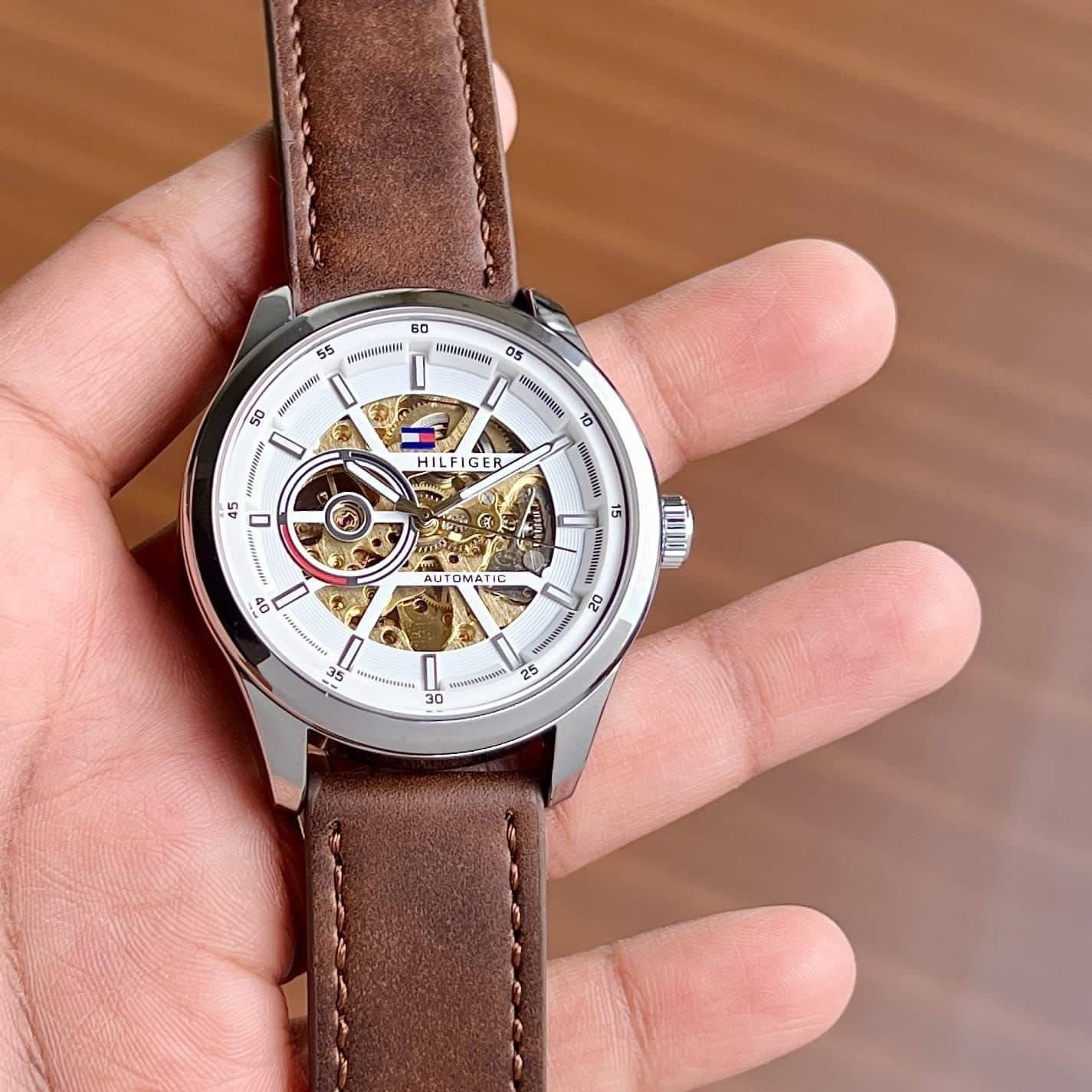 Tommy Hilfiger Men's Brown first copy watches in india