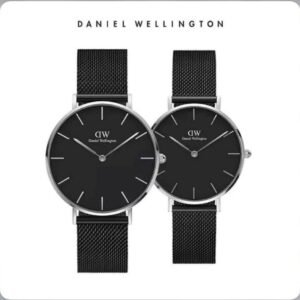 Daniel Wellington PETITE Black and Silver first copy watches in india