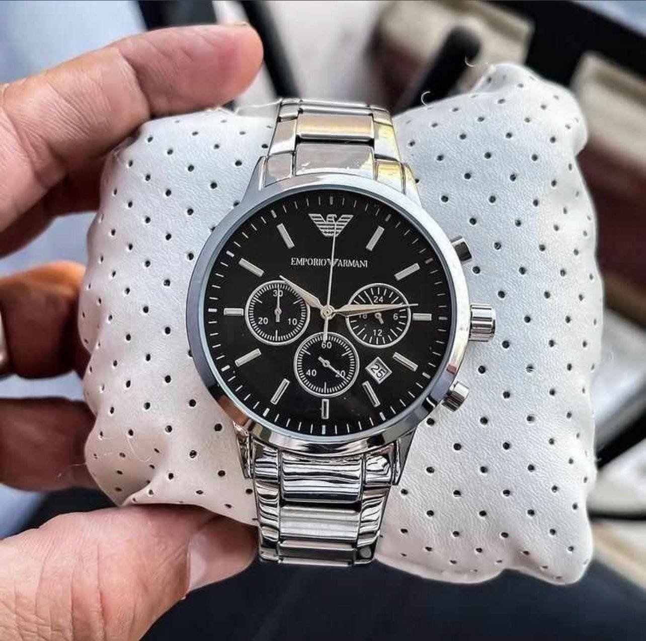 ARMANI AR 2453 Silver & Black