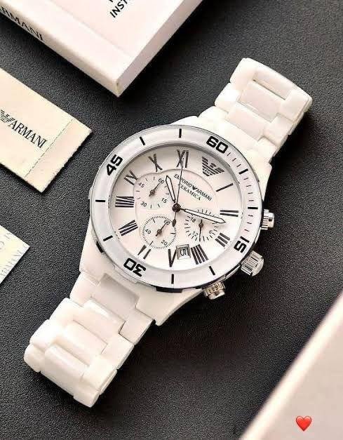 Emporio Armani Ceramica White first copy watches in india