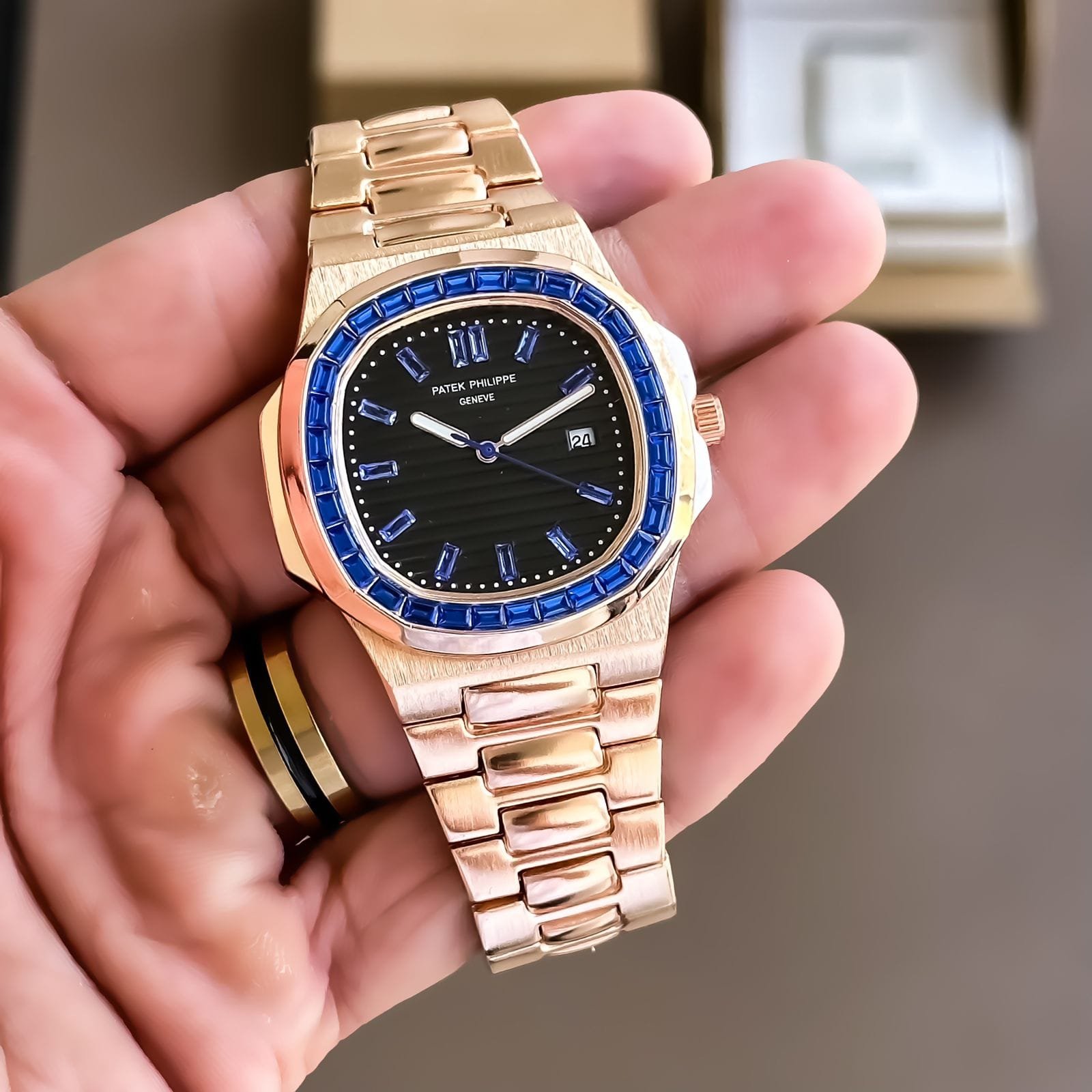 Patek Philippe Nautilus Blue Diamond