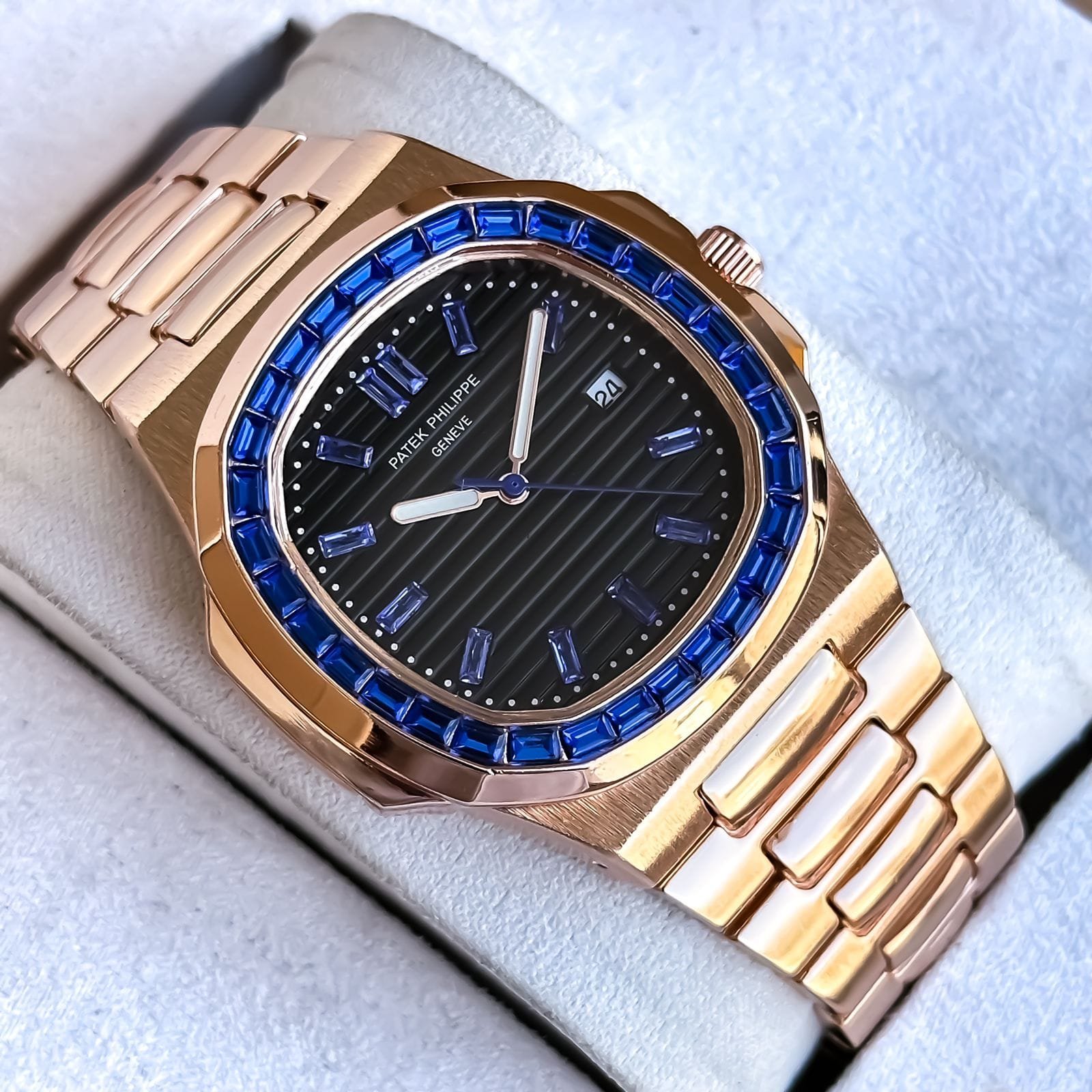 Patek Philippe Nautilus Blue Diamond