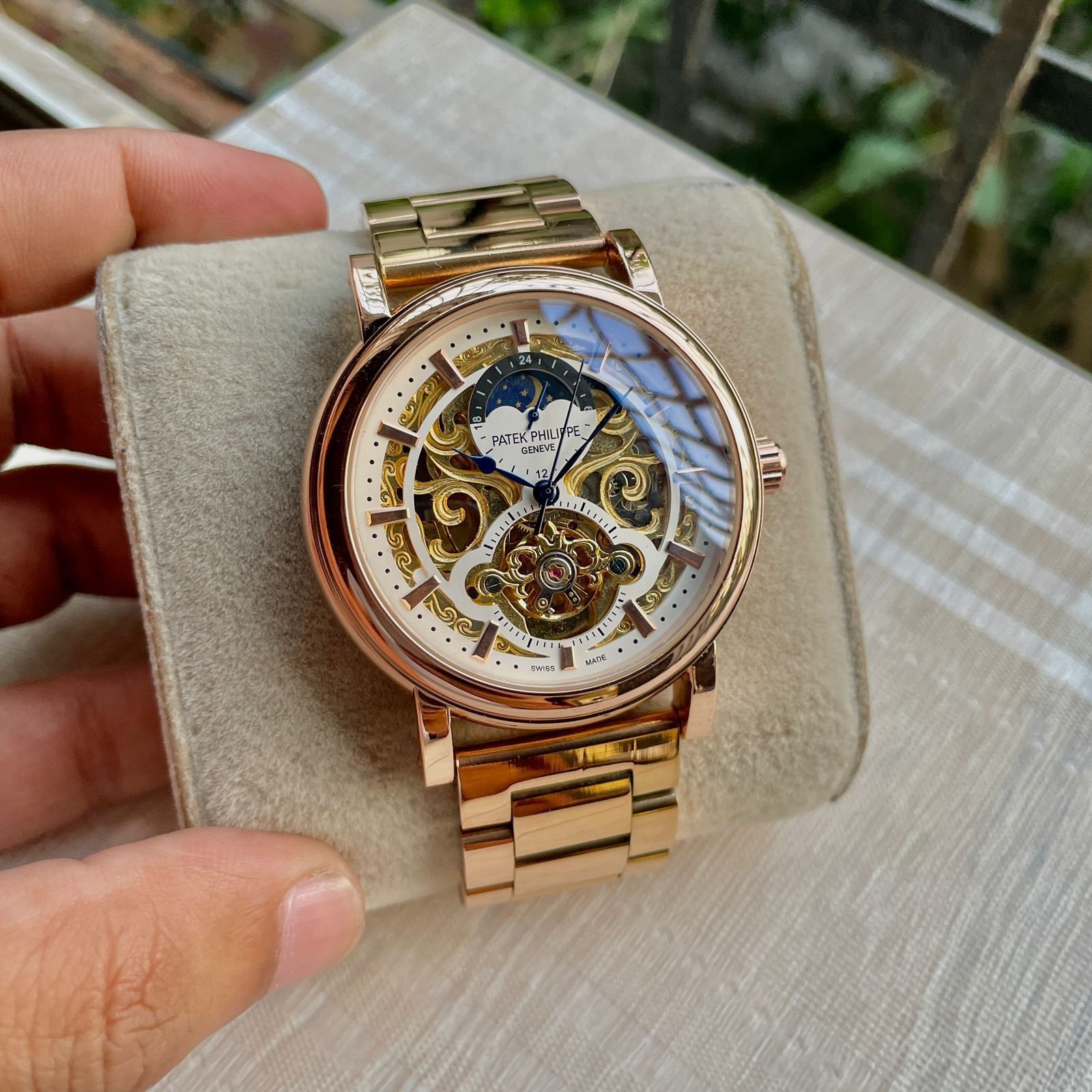 Patek Phillipe Tourbillon Rosegold first copy watches in india