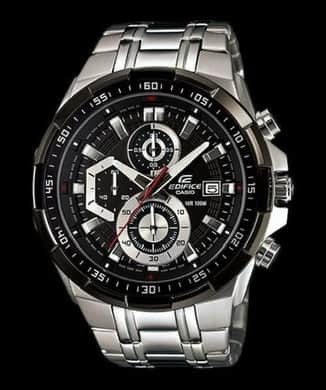 Casio edifice EFR-539 Silver & Black