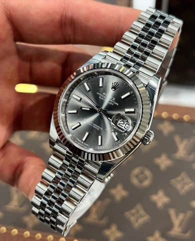 Rolex DateJust Silver
