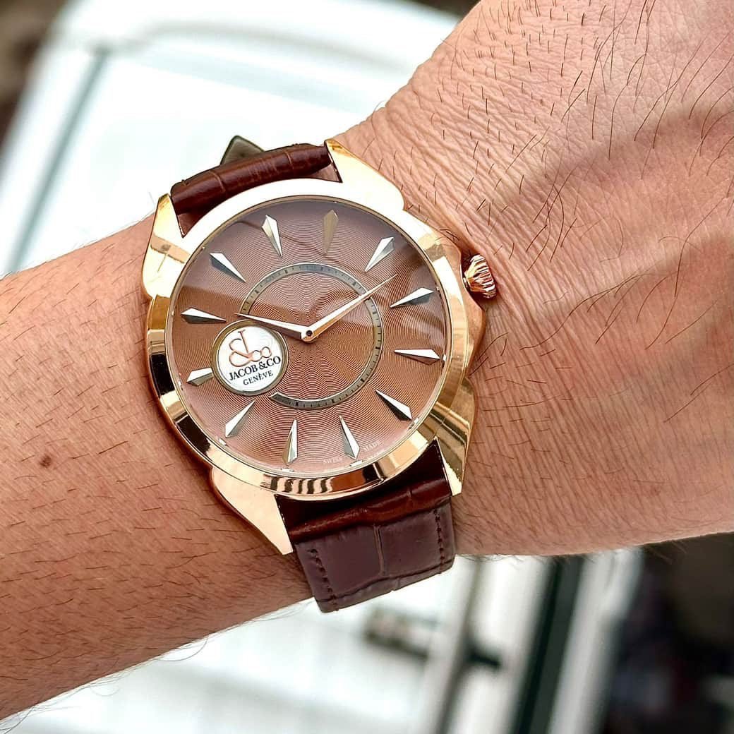 Jacob & Co Brown Strap