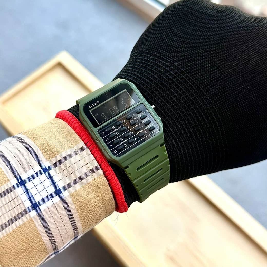 CASIO CALCULATOR GREEN