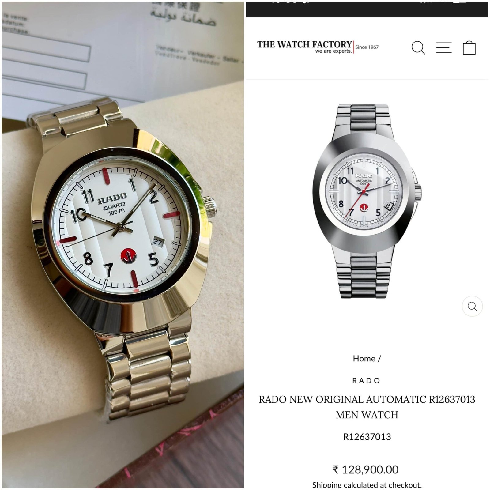 Rado R12637013 Silver