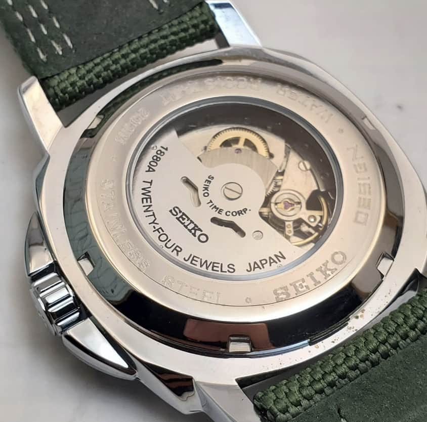 SEIKO Open-Heart Green