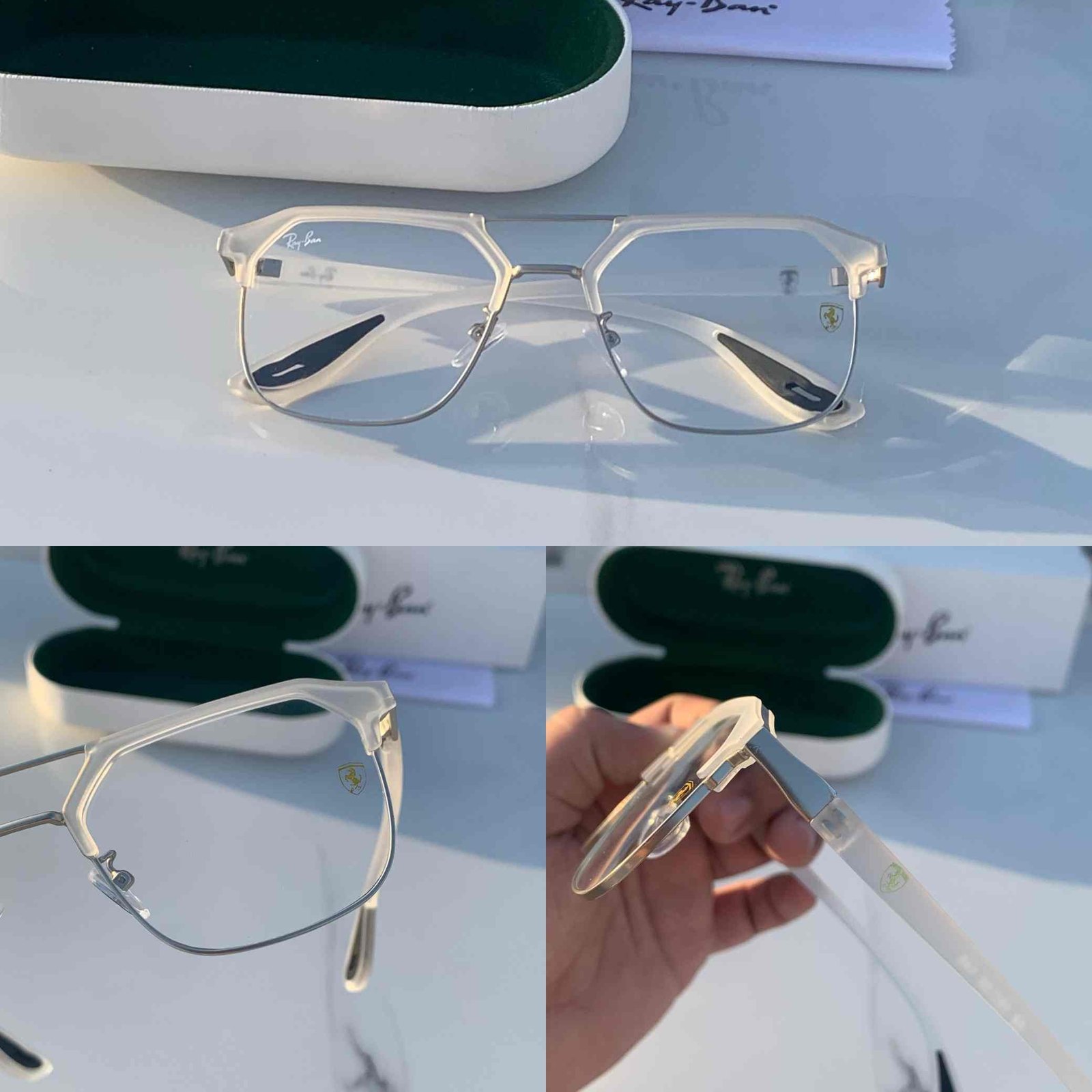 Rayban Transparent Sunglass